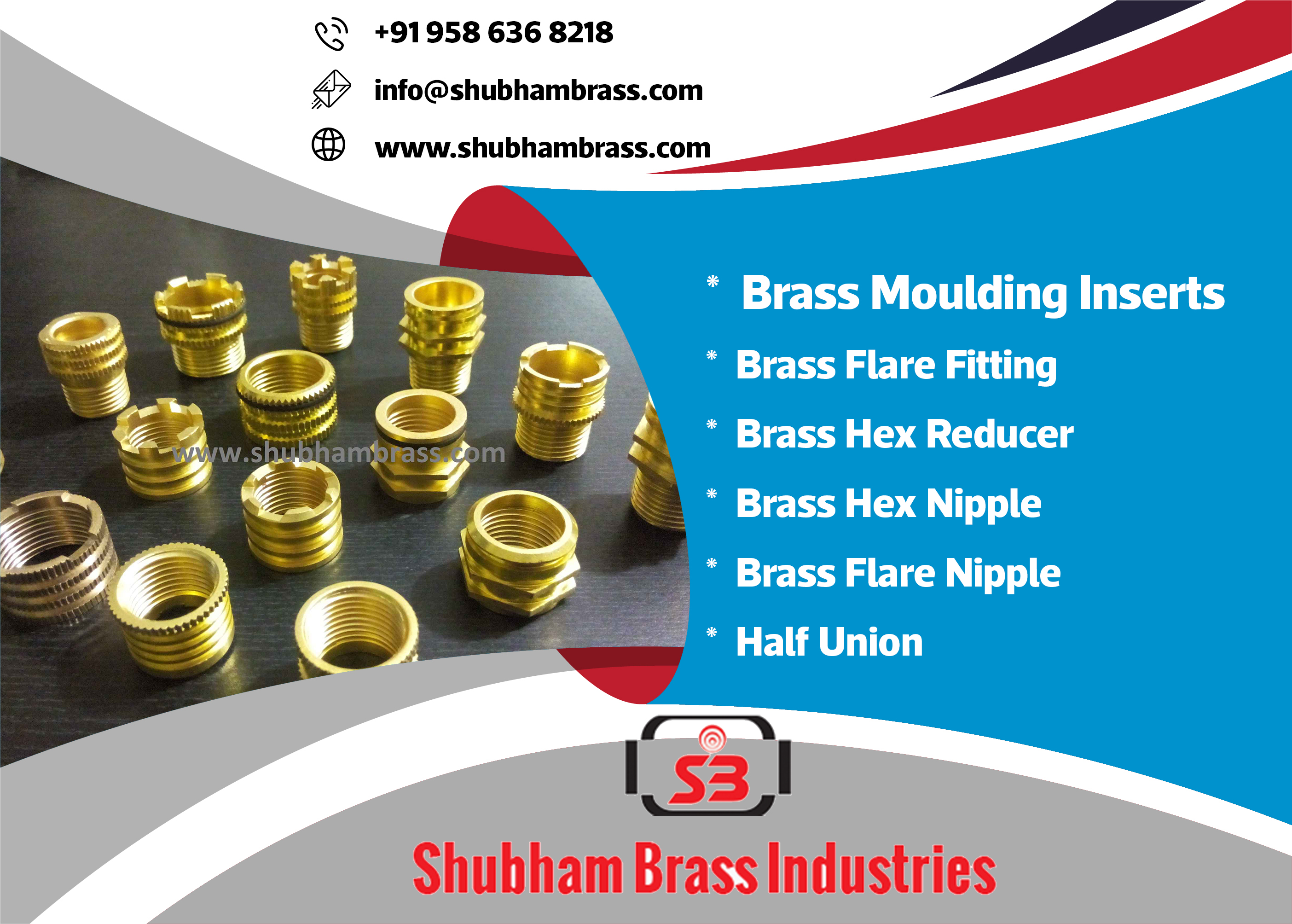 Brass Moulding Inserts, Brass Inserts manufacturer